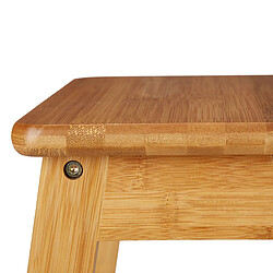 Helloshop26 Tabouret repose-pieds table console bois bambou 13_0002815