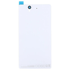 Wewoo Coque arrière blanc pour Sony Xperia Z / L36h Couverture arrière de batterie de rechange en aluminium