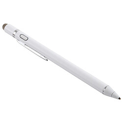 Wewoo Stylet actif à écran tactile capacitif rechargeable de 1,5 à 2,3 mm (blanc)