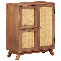 Maison Chic Buffet,Meuble de Rangement,commode pour salon,Cuisine 60x35x75 cm Bois de manguier massif -MN10131