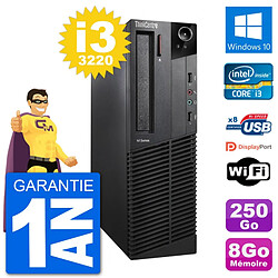 PC Lenovo M92p SFF Intel i3-3220 RAM 8Go Disque Dur 250Go Windows 10 Wifi · Occasion 