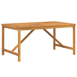 vidaXL Table à manger de jardin 150x90x74 cm bois d'acacia solide