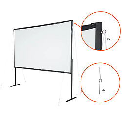 Avis Écran de projection celexon sur cadre mobile basic 221 x 124 cm