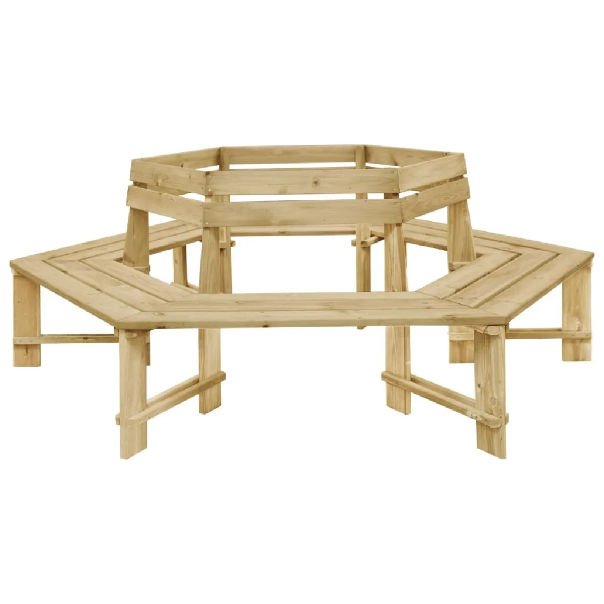 Maison Chic Banc de jardin | Banquette de jardin | Chaise Relax 240 cm Bois de pin imprégné -MN36065