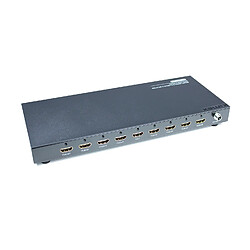 Kimex Splitter HDMI2.0 & HDCP2.2, 1 entrée-8 sorties, EDID, RS232, 4K60Hz