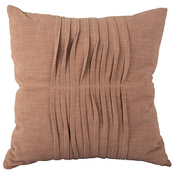 Pt' Coussin en coton 45 x 45 cm Wave chocolat. Coussin en coton 45 x 45 cm Wave chocolat