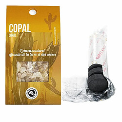 Encens Du Monde Résine de Copal à brûler + rouleau de 10 charbons