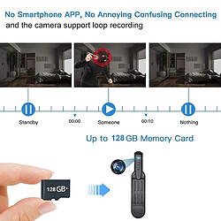 Acheter Dictaphone Mini HD 720P Enregistreur Vidéo Stylo Portable Écologique YONIS