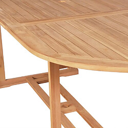 Avis vidaXL Table de jardin 180x90x75 cm Bois de teck solide