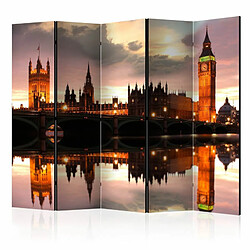 Paris Prix Paravent 5 Volets Big Ben in the Evening, London 172x225cm