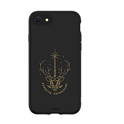 RhinoShield Coque Compatible avec [iPhone SE3 / SE2 / 8 / 7] SolidSuit - Coque Fine Licence Officielle Harry Potter avec Technologie Absorption des Chocs - Noir - Expecto Patronum 