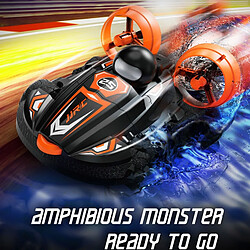 Universal Q86 2.4G 2 en 1 Véhicule de dérive amphibie Télécommande Hovercraft Speed Boat RC Stunt Car Modèle enfant Jouet d'extérieur | RC Submarine (noir)