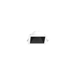 Collerette Basse Luminance IP20 82mmx82mm Blanc/Noir - perçage 68mmx68mm