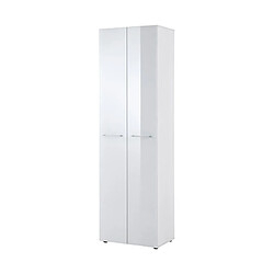 Mes Armoire 2 portes 59x40x197 cm blanc - JONCY