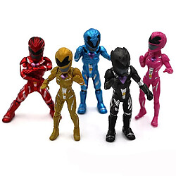 Universal 5pcs chart set power ranger cool permanent poupée collection anime