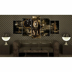 Paris Prix Tableau Imprimé Golden Lion 100 x 200 cm