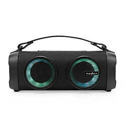 NEDIS SONO PORTABLE ENCEINTE PARTY RGB BLUETOOTH 2.0 MOBILE USB TWS IPX5 MSD LEDS RGB ETANCHE FONCT SIRI GOOGLE BOOMBOX