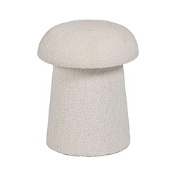 BigBuy Home Pouf Blanc Bois MDF 35 x 35 x 42 cm