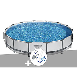 Kit piscine tubulaire Bestway Steel Pro Max ronde 4,27 x 0,84 m + Kit d'entretien