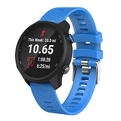 Wewoo Bracelet pour montre connectée de en silicone Smartwatch Garmin Forerunner 245 bleu ciel 