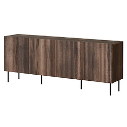 Bestmobilier Franco - buffet bas - bois - 200 cm