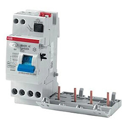 bloc différentiel - 4p - 63a - 30 ma - type ac - pour s200 - abb 452061