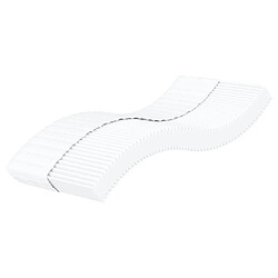 Maison Chic Matelas en mousse, Matelas doux blanc 80x200 cm dureté H2 H3 -GKD79113