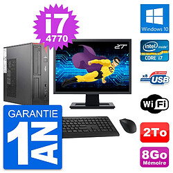 PC Fujitsu E520 DT Ecran 27" Intel i7-4770 RAM 8Go Disque 2To Windows 10 Wifi · Occasion 