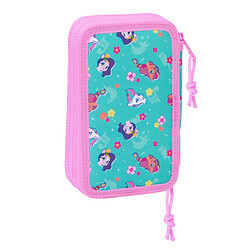 Plumier double My Little Pony Magic Rose Turquoise 12.5 x 19.5 x 4 cm 28 Pièces pas cher