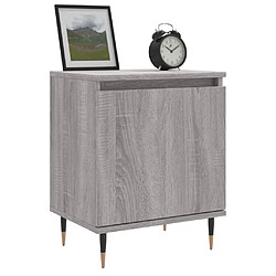 Avis Maison Chic Lot de 2 Tables de chevet,Table de nuit,Table d'appoint pour salon sonoma gris 40x30x50cm bois d'ingénierie -MN73819