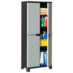 vidaXL Armoire en plastique 68x39x171,5 cm Design de rotin 