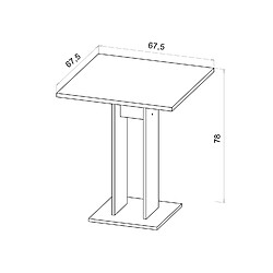 Avis Vivaldi Table Basse EVERT Chene Wotan