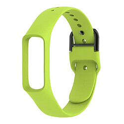 Wewoo Bracelet pour montre connectée Smartwatch avec en silicone couleur pure Galaxy Fit-e vert 