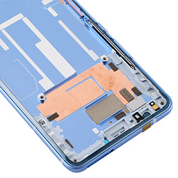 Wewoo Boitier complet Plaque de cadre central pour HTC U11 + bleu pas cher