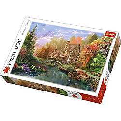 Trefl - 26136 - Puzzle - Cottage Prés du Lac - 1500 Pièces