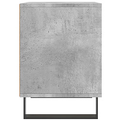 Maison Chic Table de chevet,Table de Nuit,Meuble de Rangement gris béton 40x35x50 cm bois d’ingénierie pas cher