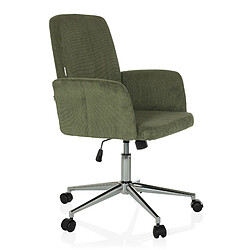 Avis Chaise de bureau / Chaise pivotante / Chaise coque SOLAO CORD tissu vert foncé hjh OFFICE