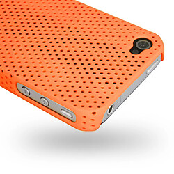 Acheter Muzzano Coque + 3 Films APPLE IPHONE 4S ""Alveolia"" Premium Orange