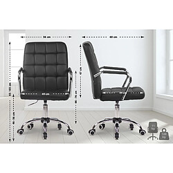 Non Chaise de bureau Terni simili cuir 