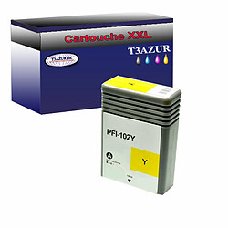 Cartouche compatible Canon PFI102 (0898B001) Jaune - T3AZUR