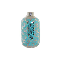 Vase DKD Home Decor Porcelaine Turquoise Oriental (13 x 13 x 26 cm)