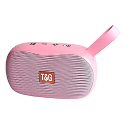 Yonis Enceinte Bluetooth Subwoofer Portable Avec Cordon Tressé Support USB AUX TF Card FM Enceinte Bluetooth Portable Style Tissé Avec Subwoofer AUX TF USB FM Rose YONIS