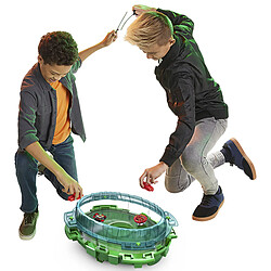 Hasbro Toupies 2 pièces Beyblade Burst QuadDrive avec Arène de Combat Interstellar Drop Vert