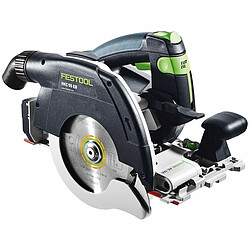 Festool HKC 55 Li EB Basic Scie circulaire à capot basculant sans fil avec boîtier Systainer- sans Batterie ni Chargeur ( 201358 ) 