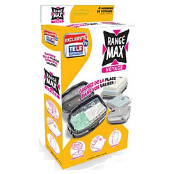 Kit de rangement Range Max - Venteo - Gris - Adulte - Solution d'économie de place, enrouler le sac pour que l'air s'échappe