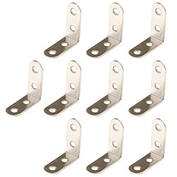 Avis 10pcs attaches d'angle en acier epaissi angle droit 40x40x16mm