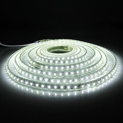 Wewoo Ruban LED Waterproof 360 LEDs SMD 5730 Boîtier étanche IP65 bande de lumière avec prise de courant, 72 / m, longueur: 5 m, AC 220V blanche 