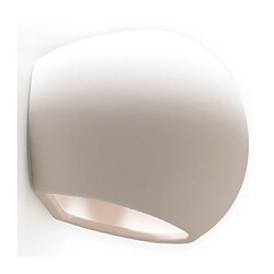 Luminaire Center Applique murale GLOBE céramique blanc 1 ampoule