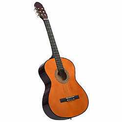 vidaXL Guitare classique avec sac pour débutants 4/4 39"