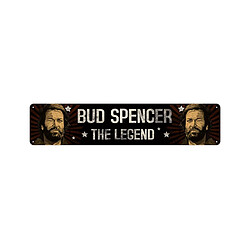 BLECHWAREN FABRIK BRAUNSCHWEIG Bud Spencer - Panneau métal The Legend 46 x 10 cm 